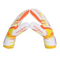 1 Pair of Wear-resistant Football Gloves Excellent Anti-slip Goalkeeper Gloves Thick Latex Non-Slip Football Training Gloves