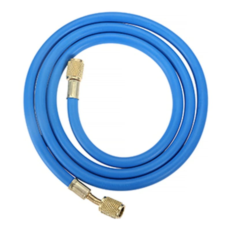 R410A Refrigerant Refill Tube R410A 60inch SAE Countersink 1/4inch SAE Charging Tube with 800PSI Working Pressure