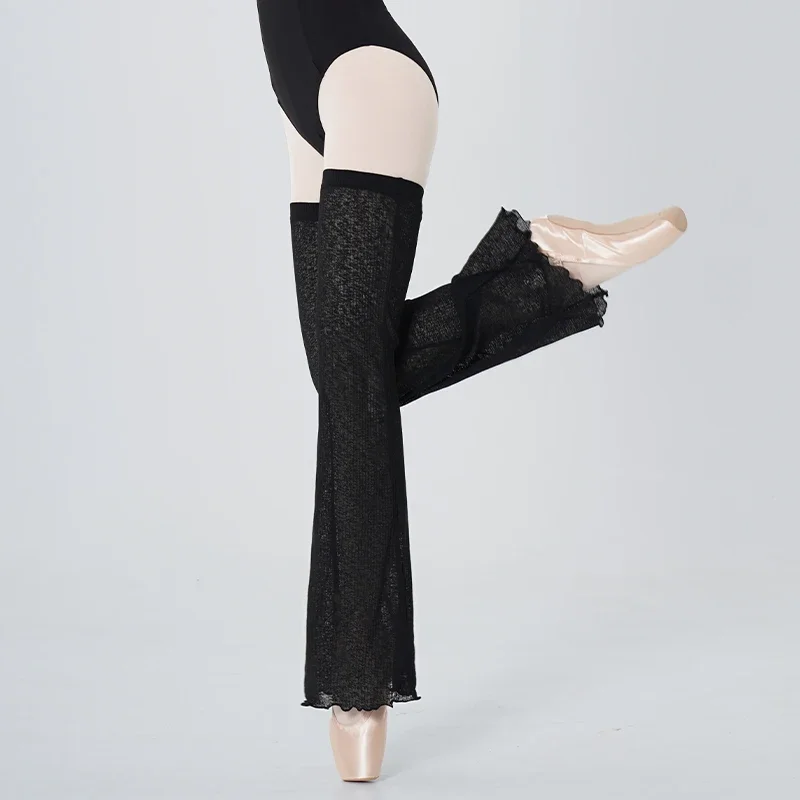 النساء مضلع الرقص الساق الجوارب الدافئة طماق الرقص محبوك تدفئة المهنية الدافئة الباليه الجوارب لرقص الباليه