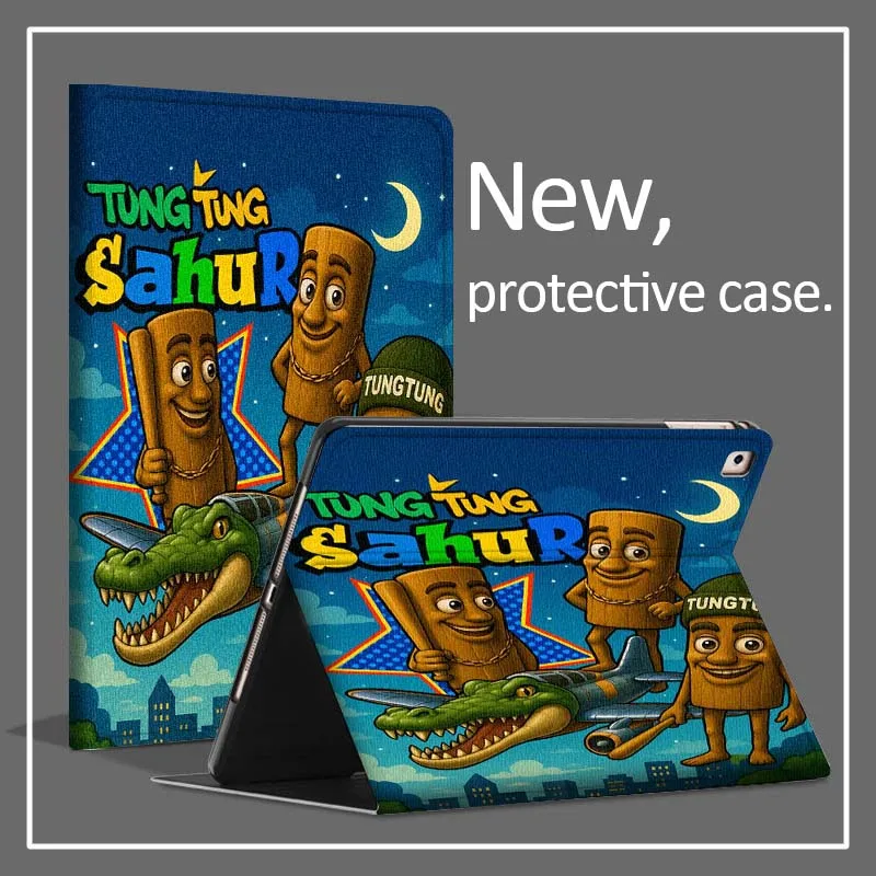 

Wooden men crocodile For Huawei MatePad 5 10 11 13 3 X9a X8a V7 6 11.5 13.3 Tablet Protective Case