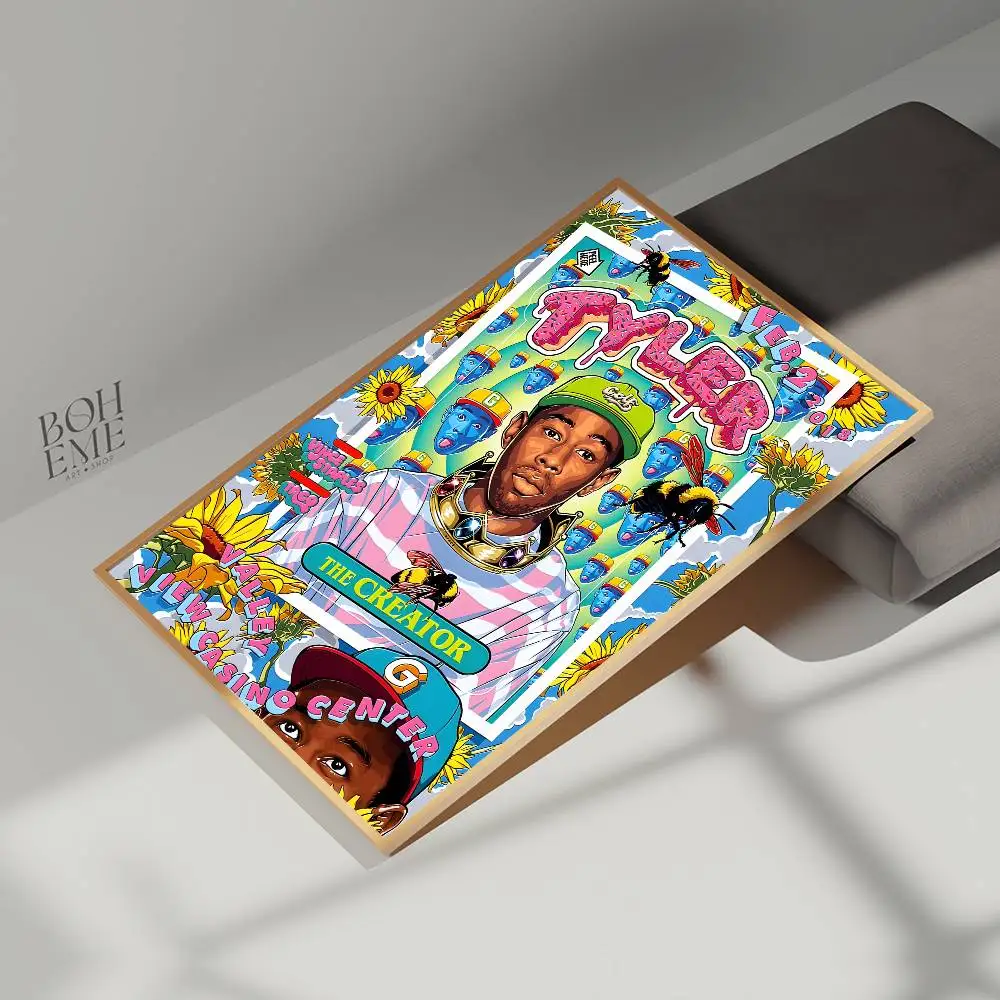 Rapper T-Tyler T-The C-Creator Classic Vintage Posters Vintage Room Home Bar Cafe Decor Nordic Home Decor view 3