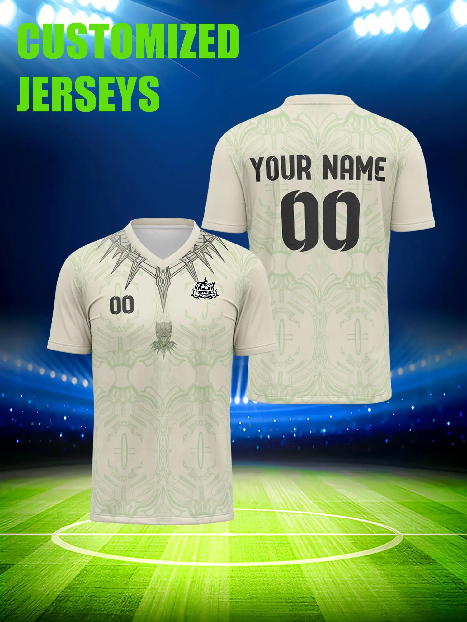 

Футбольная форма на заказ с индивидуальным изображением, номером и именем, мужской комплект для футбола, дышащий, быстросохнущий, легкий, для тренировок