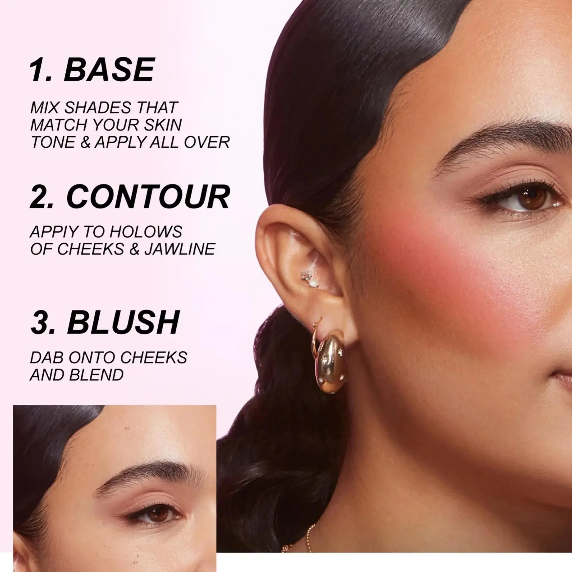 لوحة أحمر خدود كريمي غير لامع 12 لونًا مقاومة للماء تدوم طويلاً، خافي عيوب طبيعي، عصا مكياج كونتور، مستحضرات تجميل #2