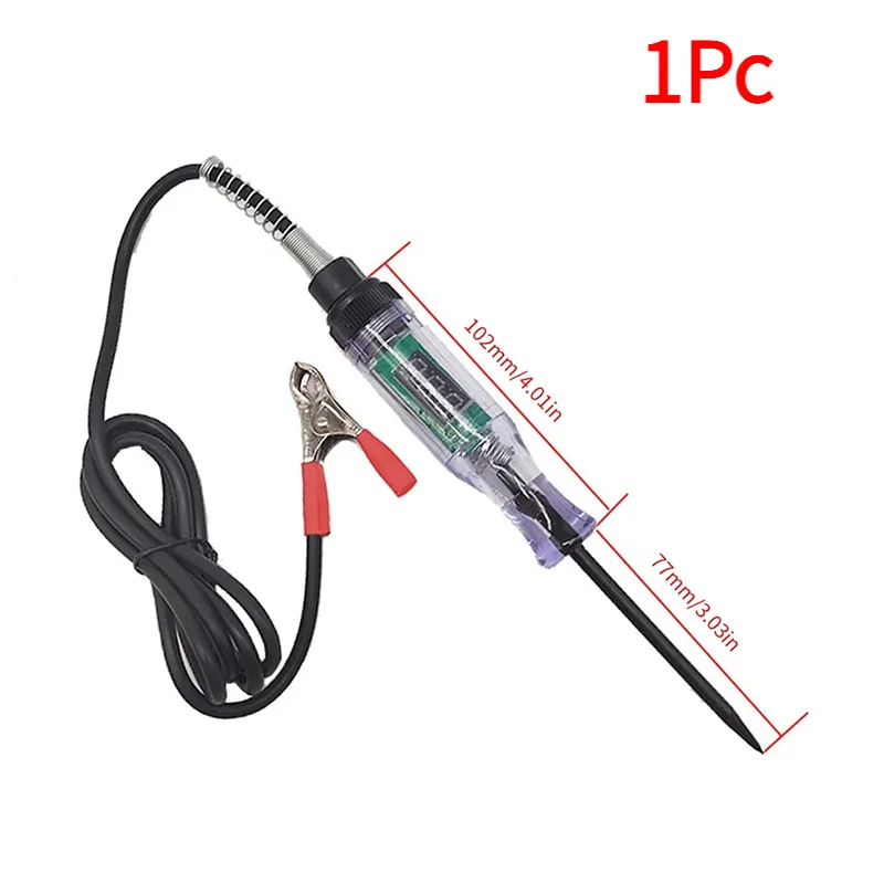 Truck Voltage Circuit Tester Auto Repair 6V/12V/24V Car Circuit Tester Premium Test Light Probe Pen Light Bulb Diagnostic Tool‘
