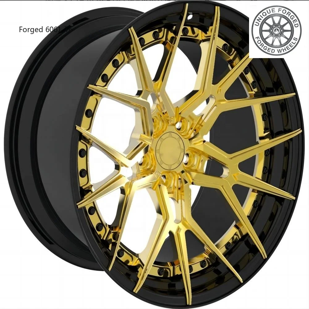 

Racing Cars 1 Piece / 2 Piece /3 Piece Forged Aluminum Alloy Wheels 6061T-6 Multi Spoke