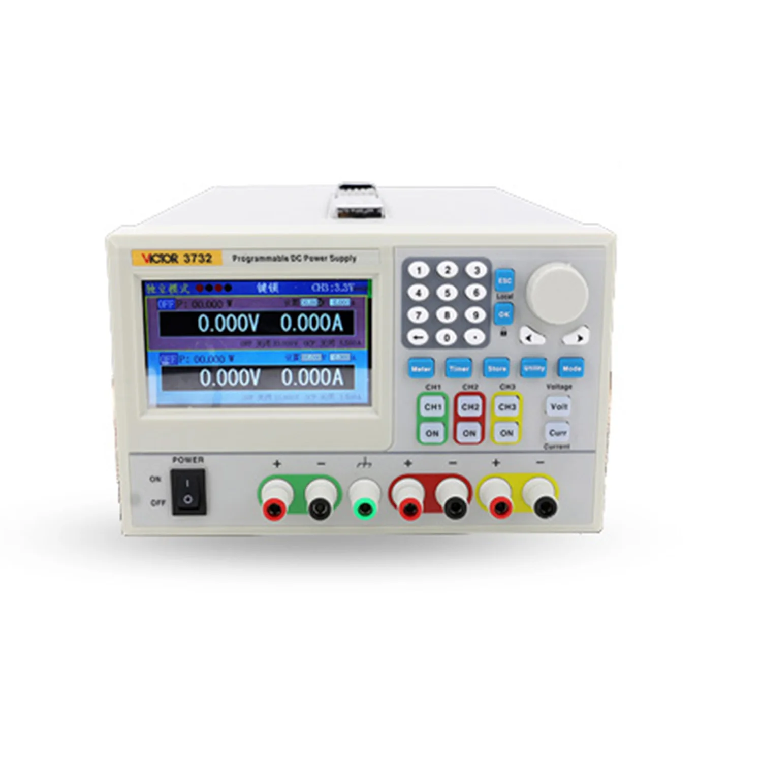 VICTOR 3731 3732 3721 3722 Programmable Linear DC Regulated Power Supply DC Programmable Linear Stabilized Power Supply VC3731.
