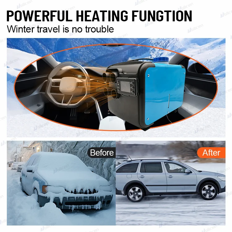 12V 24V 220V Multivoltage Diesel Parking Heater Portable Cabin Air Heater For Boat Bus Truck RV Caravan Tent Heating