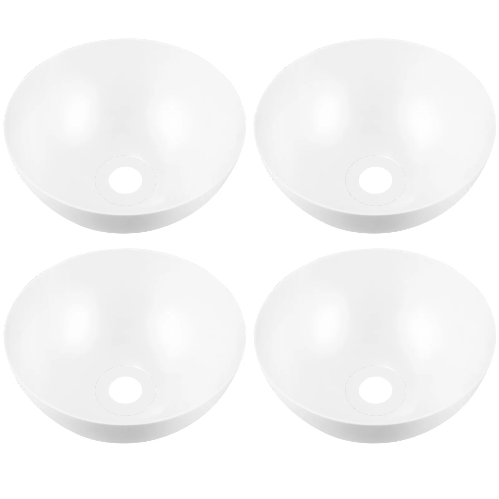 4 قطعة ظلال مصابيح الفطر الصغيرة شكل وعاء البلاستيك غطاء مصباح أرضي استبدال ضوء الناشر لمصابيح المكتب