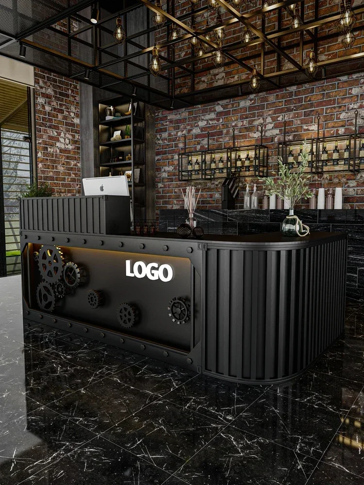

Industrial entry wind checkout page clothing milk tea bar secret room role play tabletop game car beauty salon corner bar