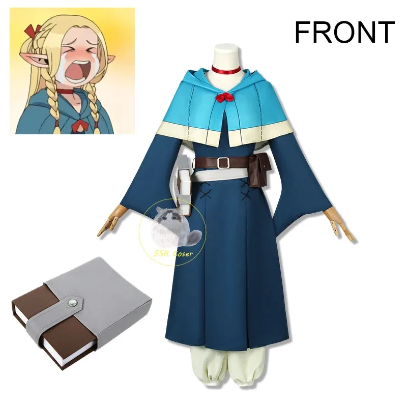 

Аниме Delicious in Dungeon Косплей Костюм Парик Марциль Донато Волшебная Одежда Хэллоуин Карнавал Женская Одеждаx; 8'm6,