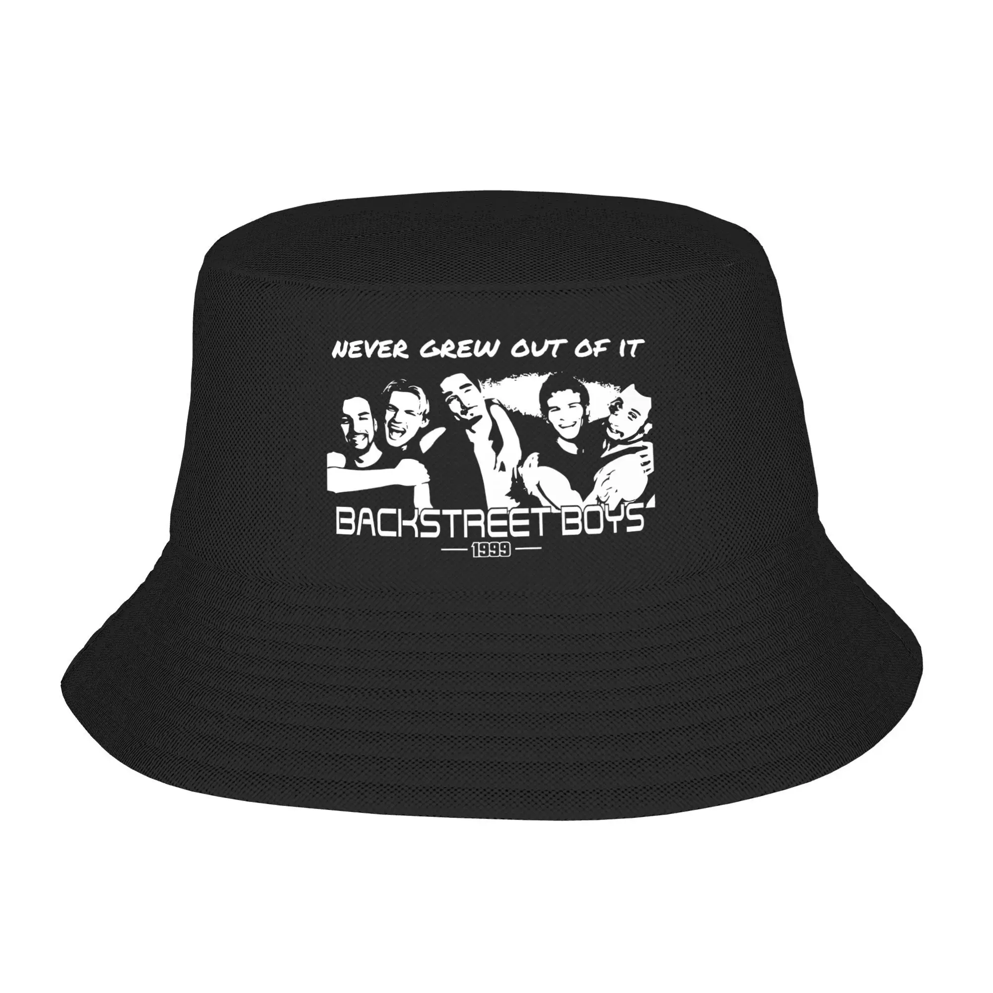 

Backstreet Boys Retro 90s Vintage Memories Fan Art Bucket Hat Hawaii Fisherman Caps Personality Fishing Sun Hats Men Casual Cap