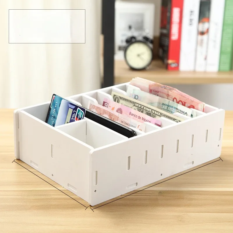 Plastic Organizing Shelf Durable Drawer Cashier Change Box Storage Desktop Storage Box Organization