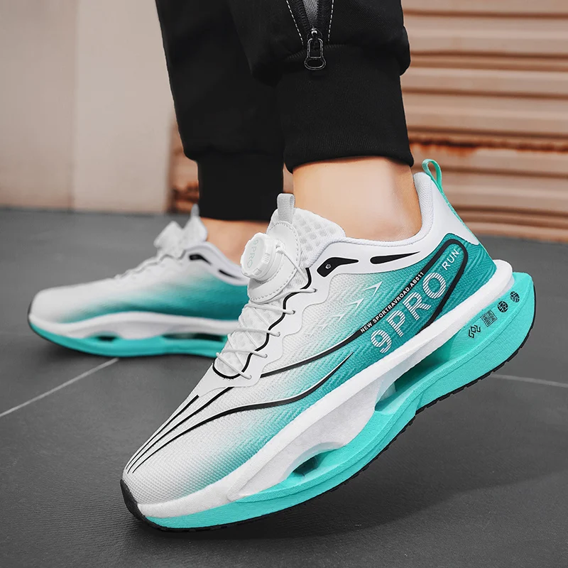 Men Running Shoes Carbon Plate Speciality Marathon Sports Breathable Lightweight Women's Comfortable Nonskid Leisure Sneakers
