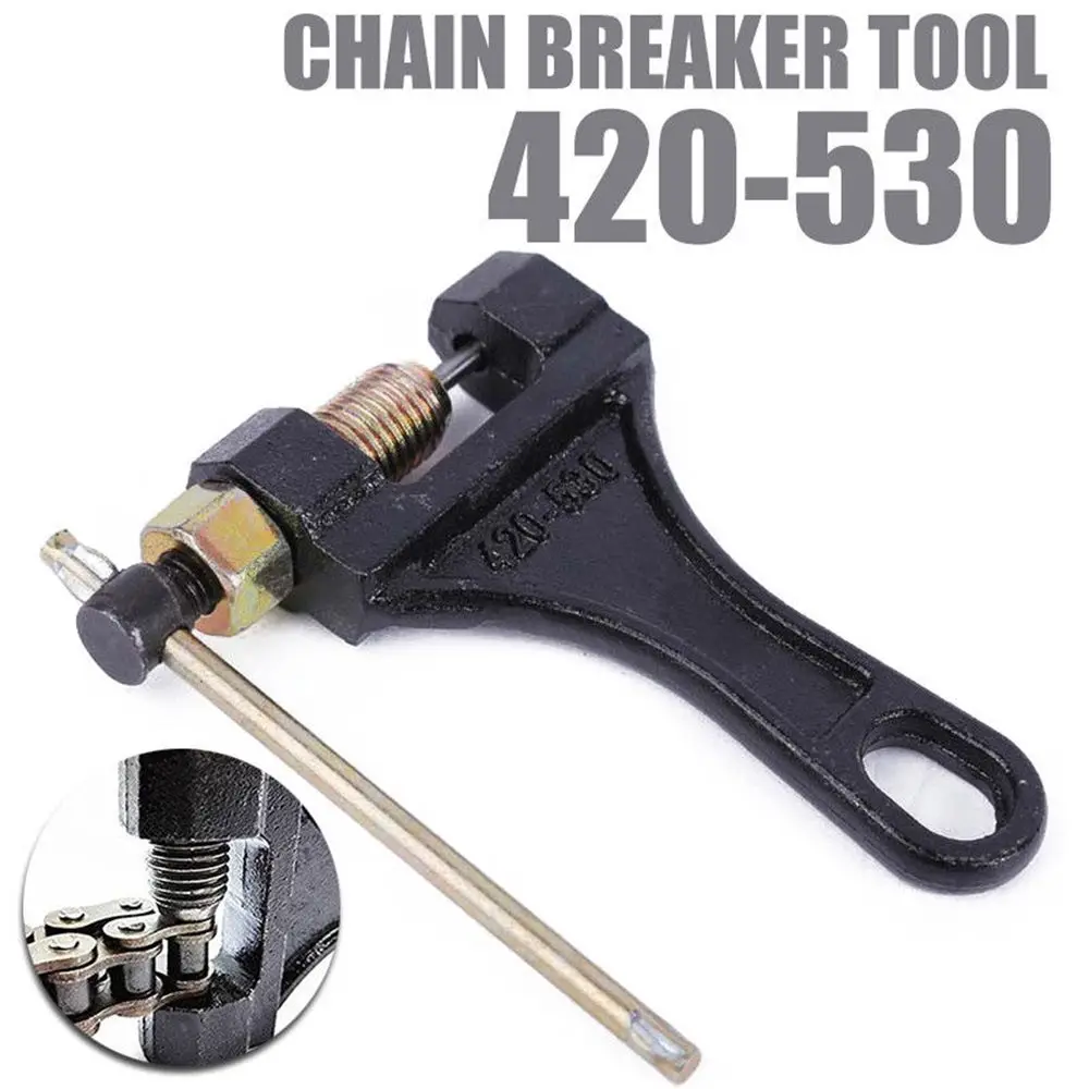 

Breaker 525 Motorcycle Chain Breaker Link Removal Splitter Motor Chain Cutter Riveting Tool Fit For 420 428 520 525 528 530