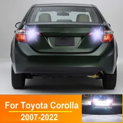 2Pcs Reversing Light For Toyota Corolla 2007-2022 2009 2014 2015 2019 2020 Parts Accessories LED Backup Light Canbus No Error