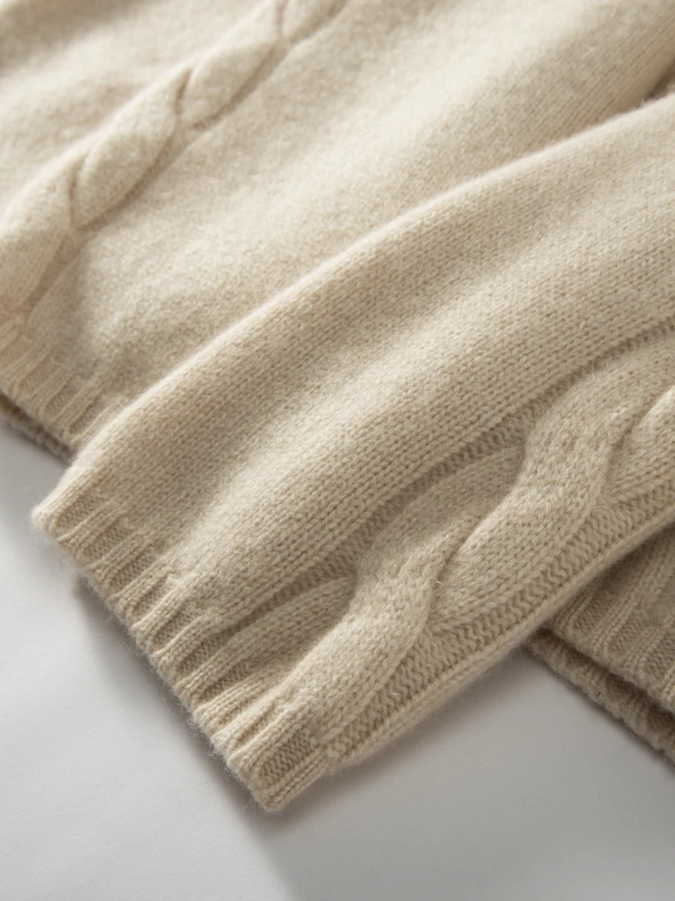 O Neck Women 100% Cashmere Sweater  Long Sleeve Pullover Autumn Winter Basic Soft Warm Casual Cashmere Knitwear Korean Tops