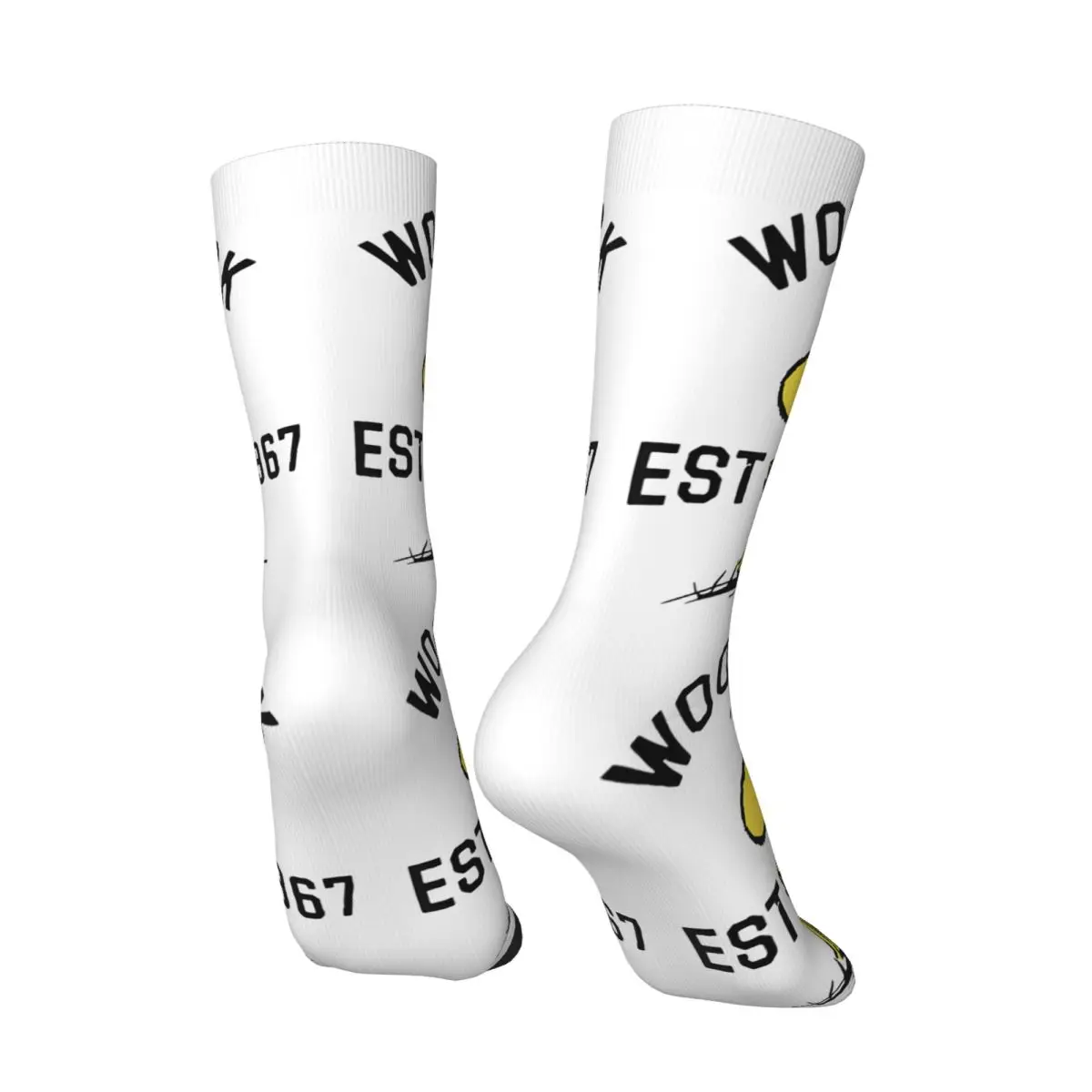 Retro Woodstock Minimalist Men's compression Socks Unisex Peanuts Snoopy Harajuku Seamless Printed Novelty Crew Sock