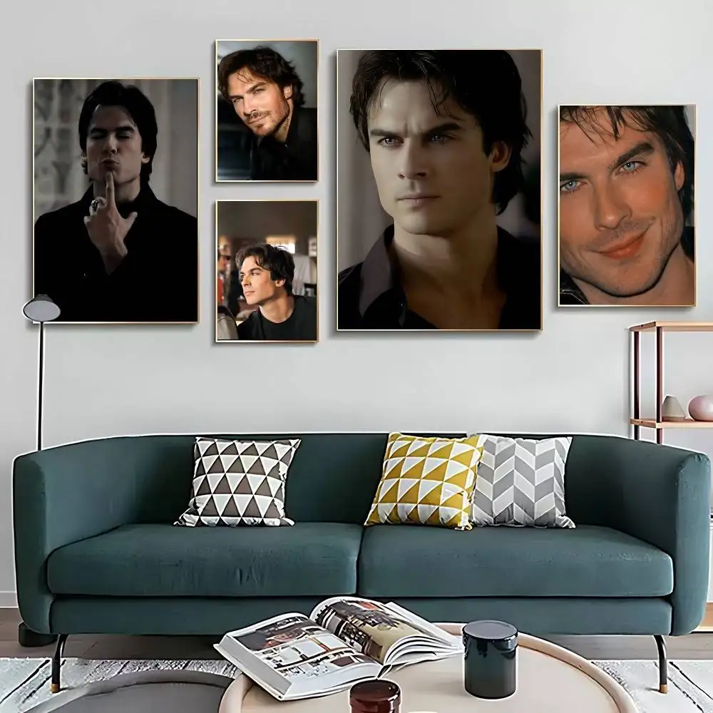 The Vampire Diaries Ian Somerhalde Poster Canvas Painting Print For Home Living Room Bedroom Decorative Pictures