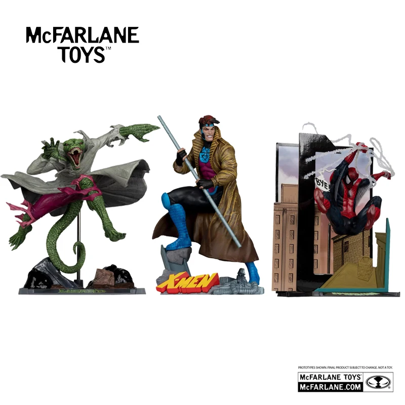 mcfarlane-toys-marvel-the-lizard-gambit-spider-man-1-10-scale-posed-figures-statue-marvel-model-doll