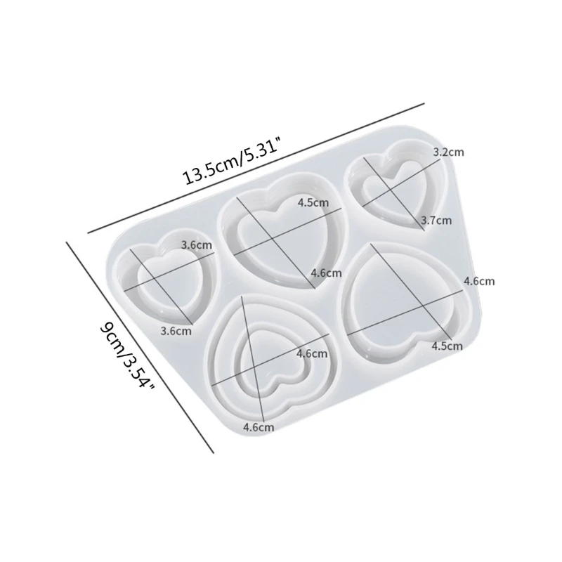 Silicone Quicksand Shaker Mold for DIY Jewelry Making