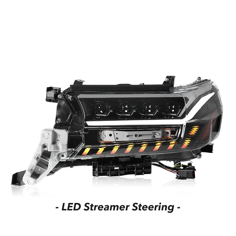 Headlight assembly modified LED daytime running light steering lens