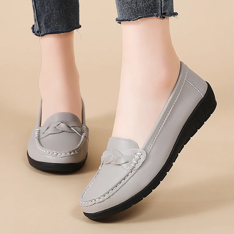 Spring /Autumn Women Flat Shoes 2024 New Slip on Round Toe Loafers Women Moccasins Sneakers Zapatos De Mujer Women Casual Shoes