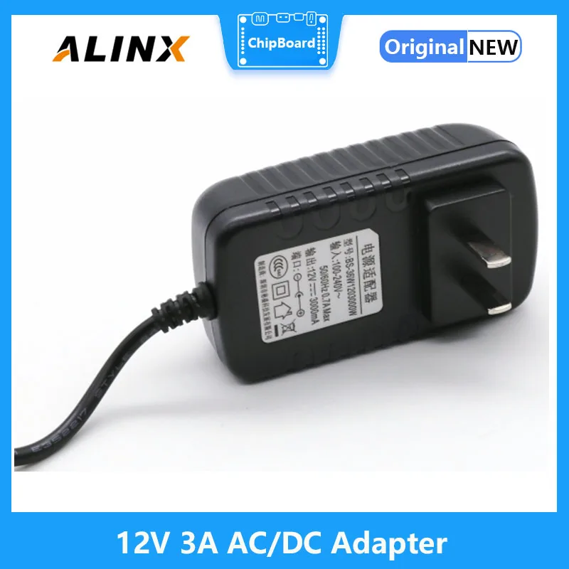 

AC 100-240V Power Adapter 12V 3A Adapter Power Supply Charger Adaptor US Plug AC/DC Adapter for FPGA Development Board