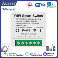 EWeLink Wifi 16A MINI Smart DIY Switch 2-way Control Smart Timer Switch Automation Work With Alexa Google Home Alice Smart Home