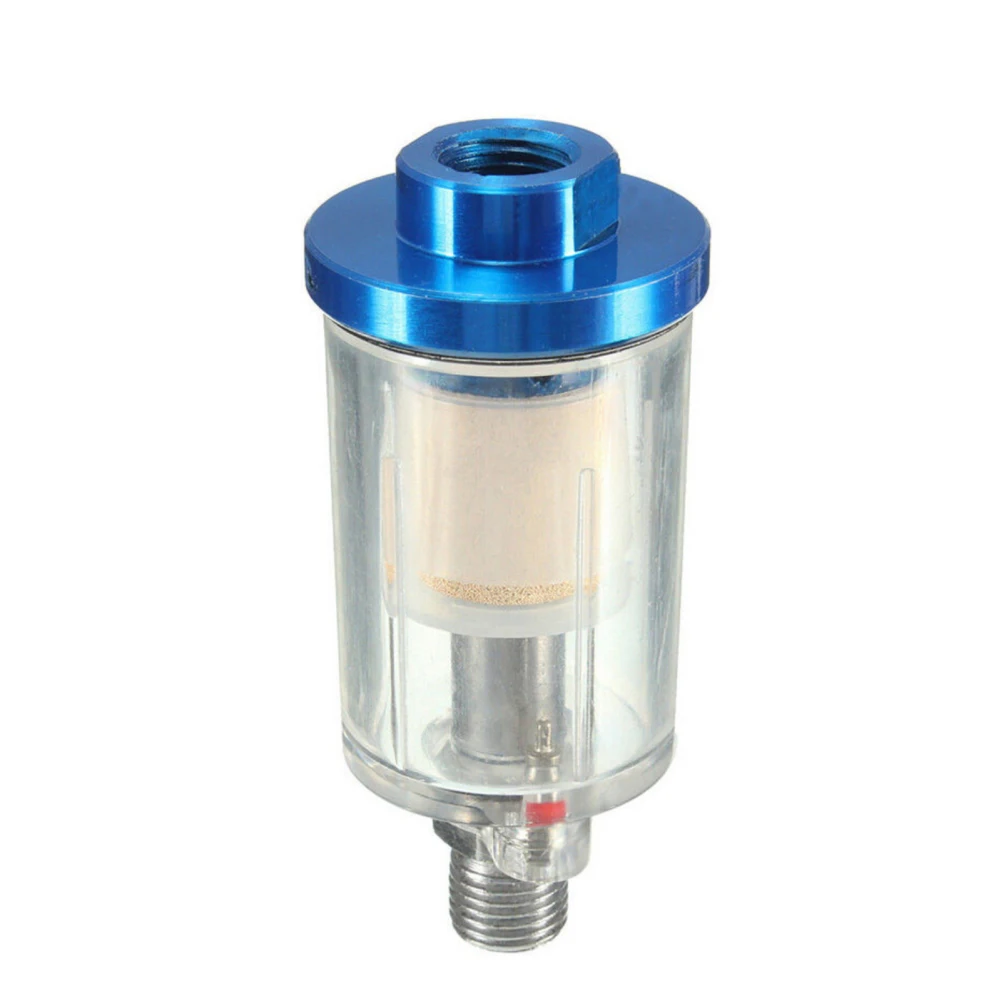 New High Pressure 1/4'' Water Oil Separator Inline Air Hose Filter Moisture Trap for Compressor Spray Paint Gun Pneumatic Parts