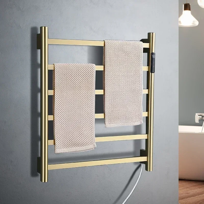 2025Bathroom Accessory Warm Towel Rack Intelligent Electric Towel Radiator Towel Warmer Holder