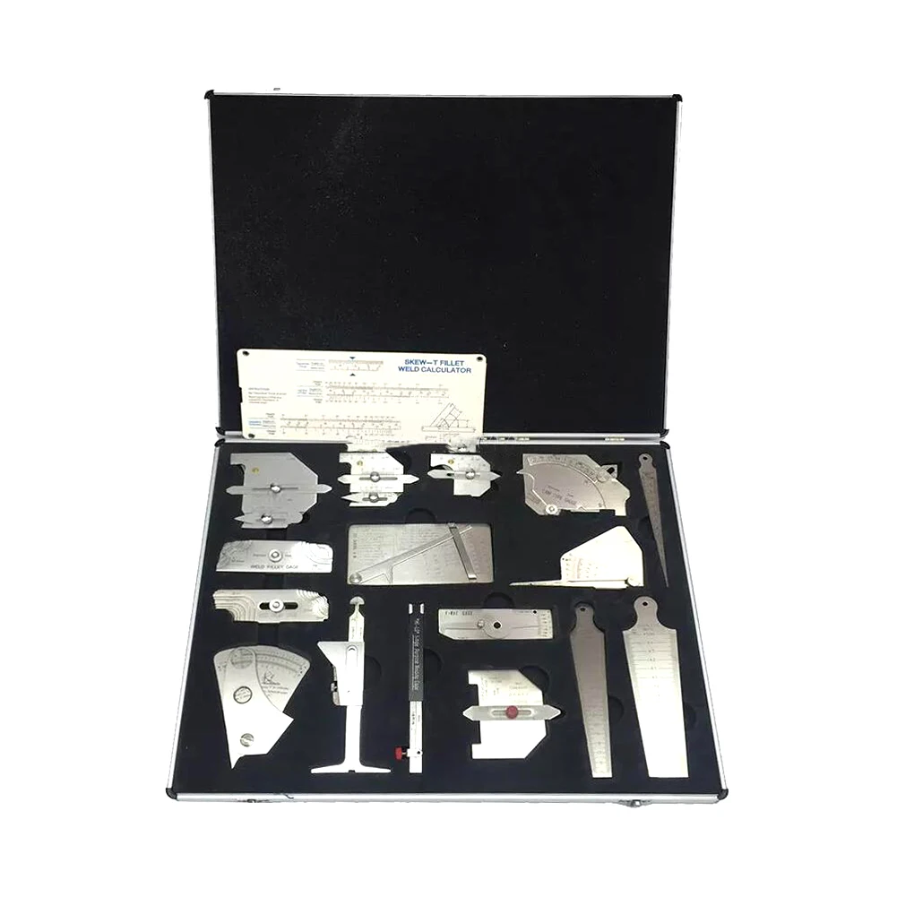 Stainless Steel Feeler Gap Ruler Cam Type Welding Measuring Gauge