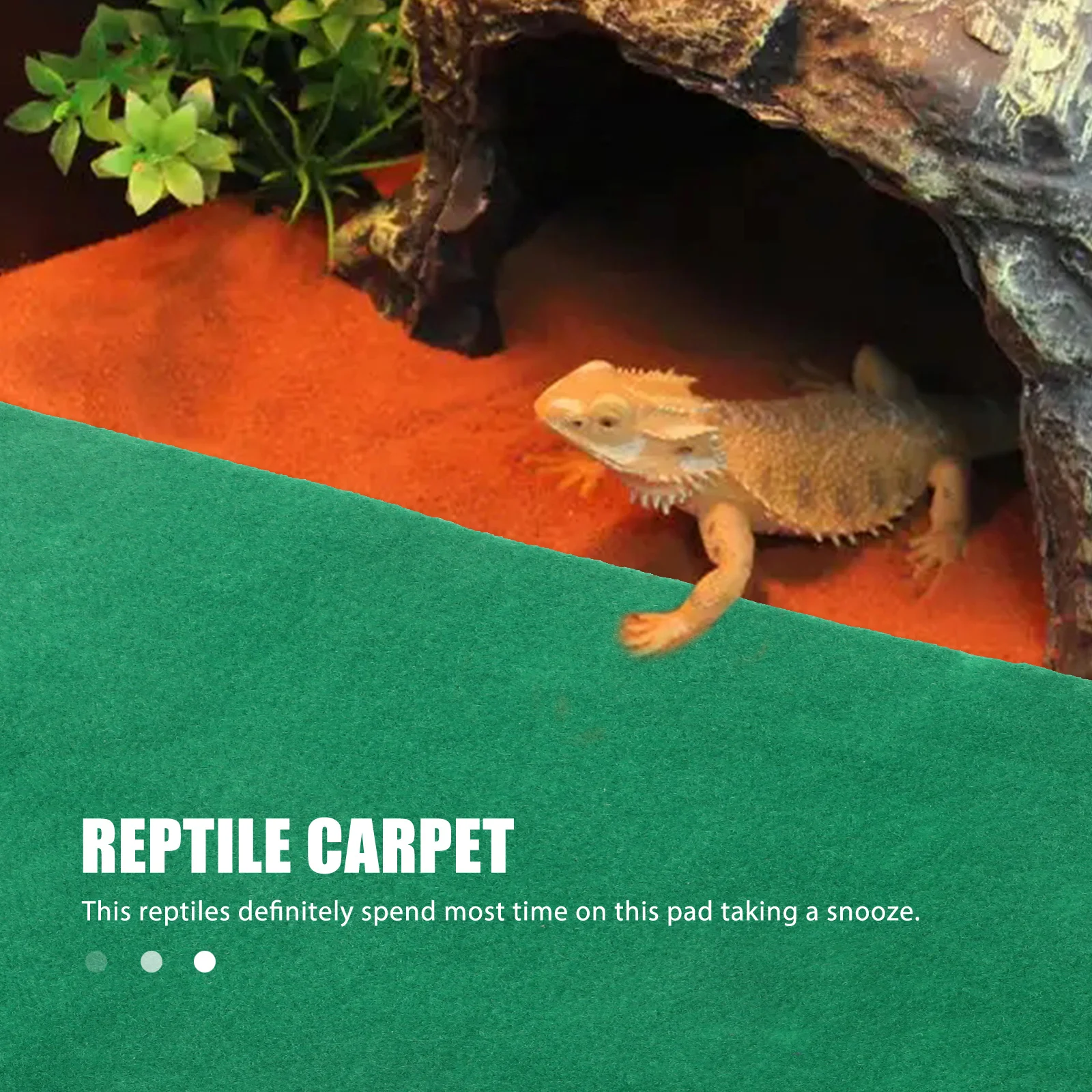 

60x40cm Pet Waterproof Anti Moisture Pad for Small Reptiles Safe Warm Cushion for Daily Use Reptile Cushion Reptile Pads