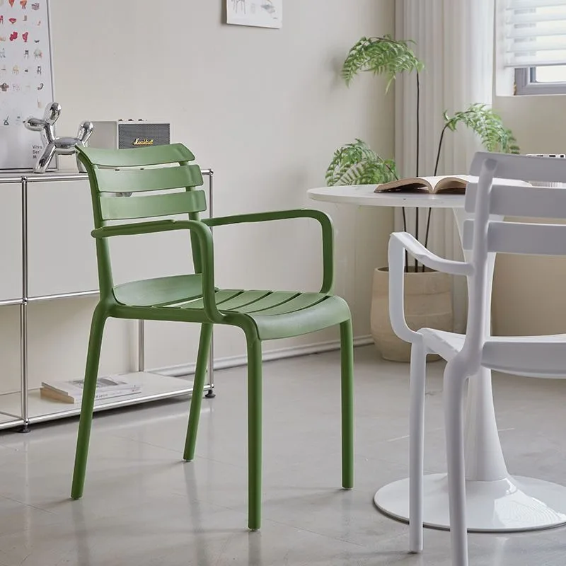 

Стул для столовой Nordic Ins - современный минималистичный дизайнерский стул с спинкой для взрослых, уличный пластиковый стул для ресторана