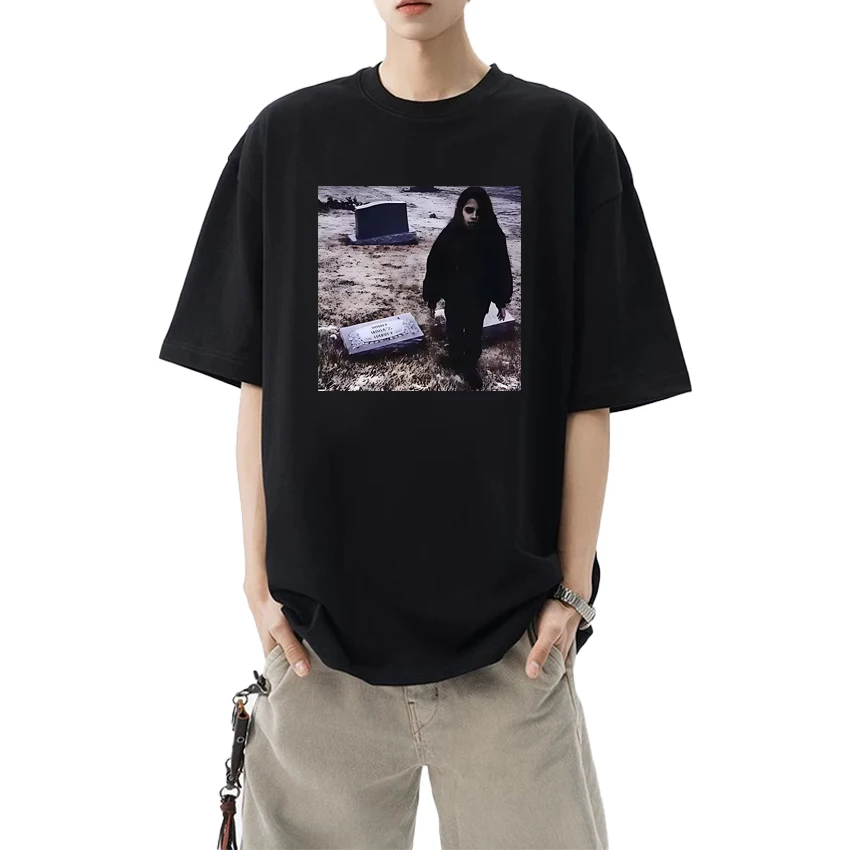 

Hip Hop punk Crystal Castles Music Album II Graphic streetwear T shirt Unisex Gothic short sleeve T-shirts Men Women Cotton Tops