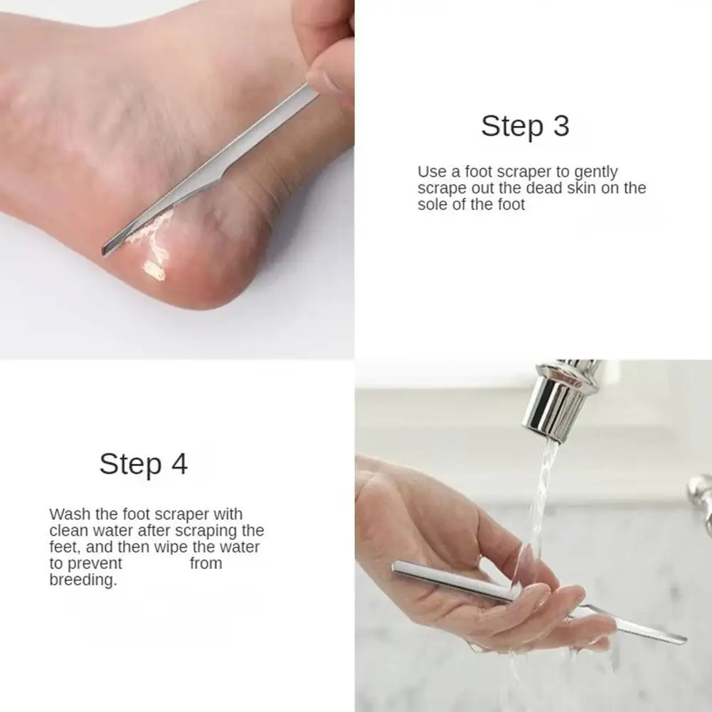 Professional Pedicure มีดเครื่องมือเหล็กเท้า Scrubber มีดลบ Dead Skin แคลลัสมีด Pedicure เครื่องมือสําหรับผู้ชายผู้หญิง