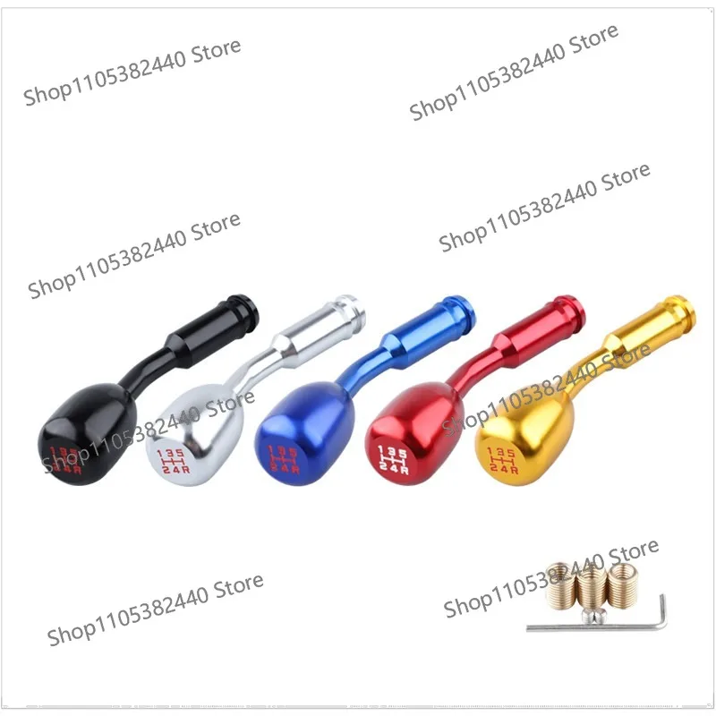 Automobile general modified gear head Manual lengthening and heightening gear bending rod wave stick head