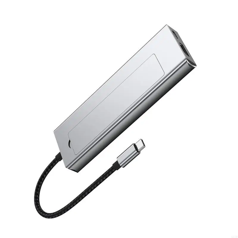 462E Plugs and Play USB Hubs for M.2 SSD Supporting 10Gbps USB 3.2 Fast Data Transfer Design with Multiple Connectivities