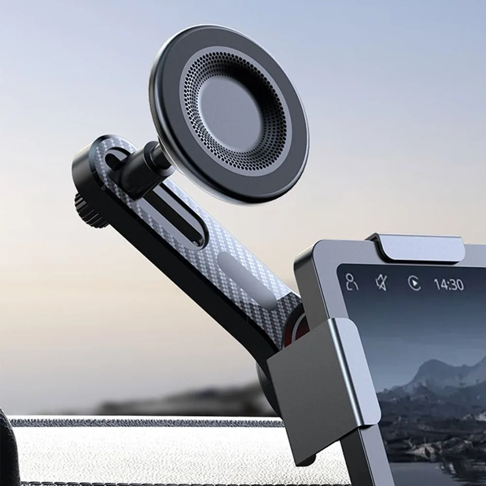Car Central Screen Magnetic Car Phone Holder 360° Rotatable Anti-Shake Car Monitor Mount Secure Grip Corner Holder Car Holder