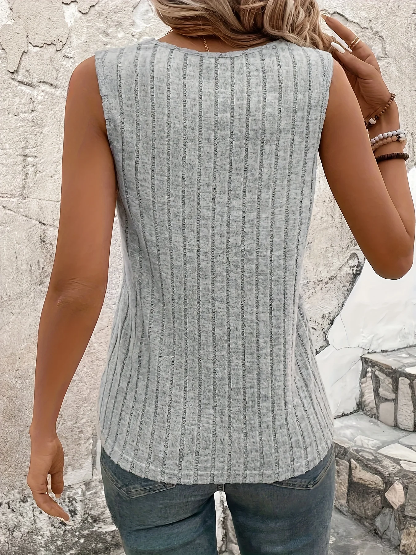 Selma Casual V-hals tanktop