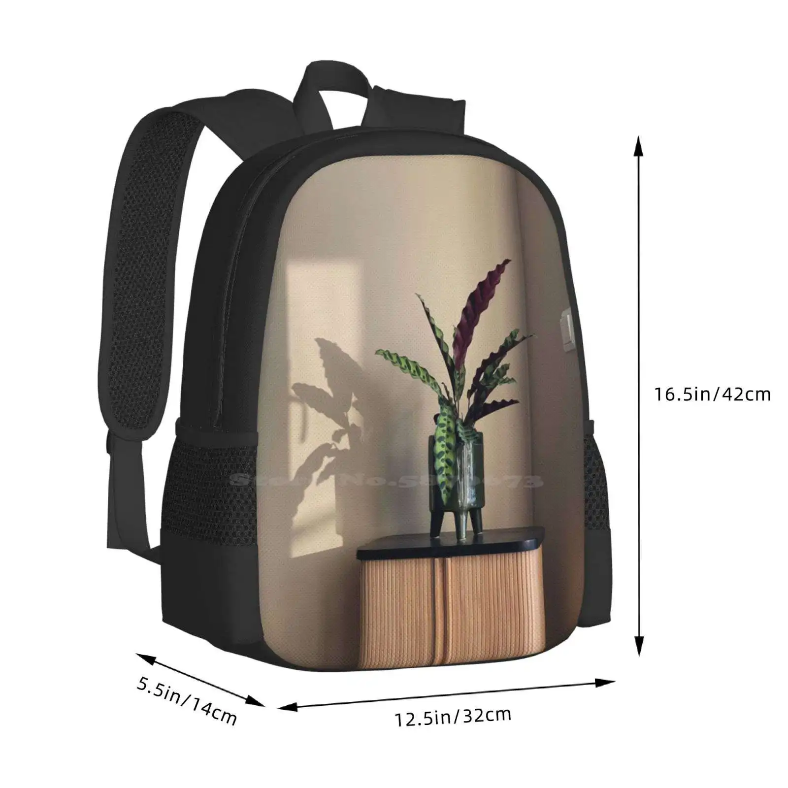 Mochila de diseño con estampado 3D para el hogar, bolsa para estudiantes