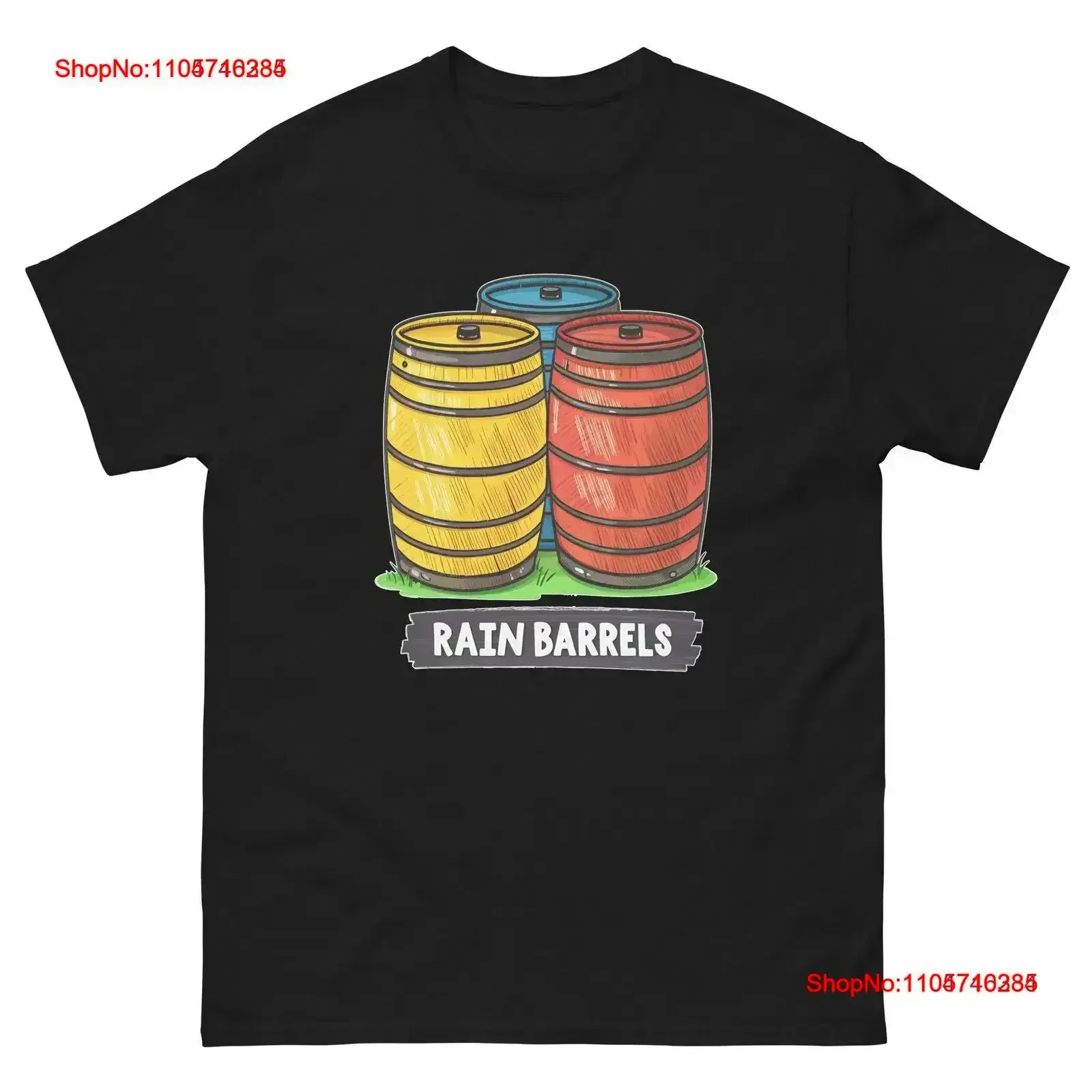 Rain Barrels Farming Rural Life Agriculture T Shirt vintage Washed graphic fashion Casual homme streetwear Stretched vintage