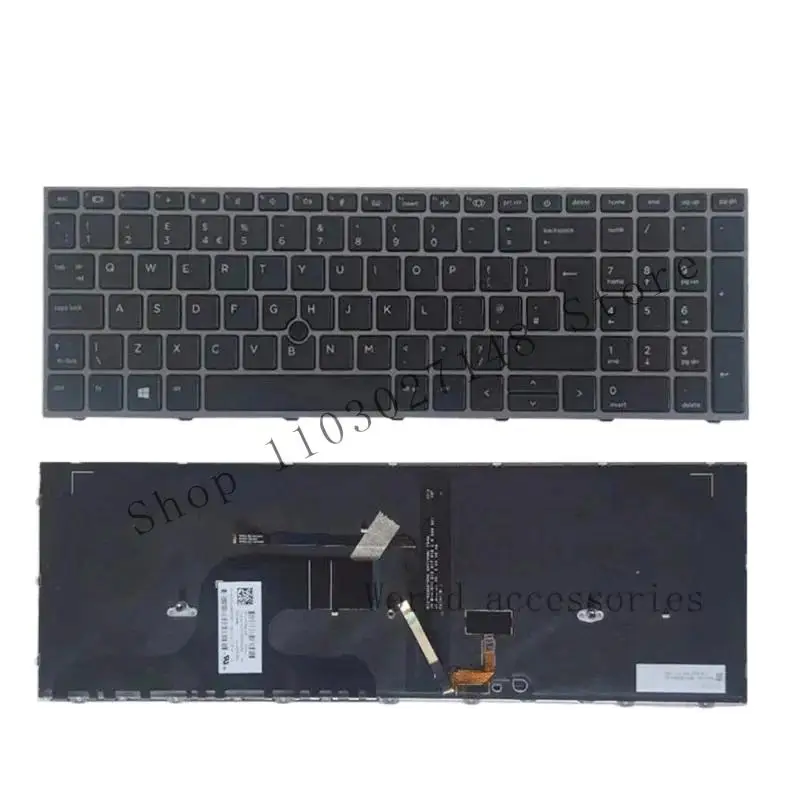 

& US English Keyboard for HP ZBOOK fury 17 G7 G8 With Backlit #