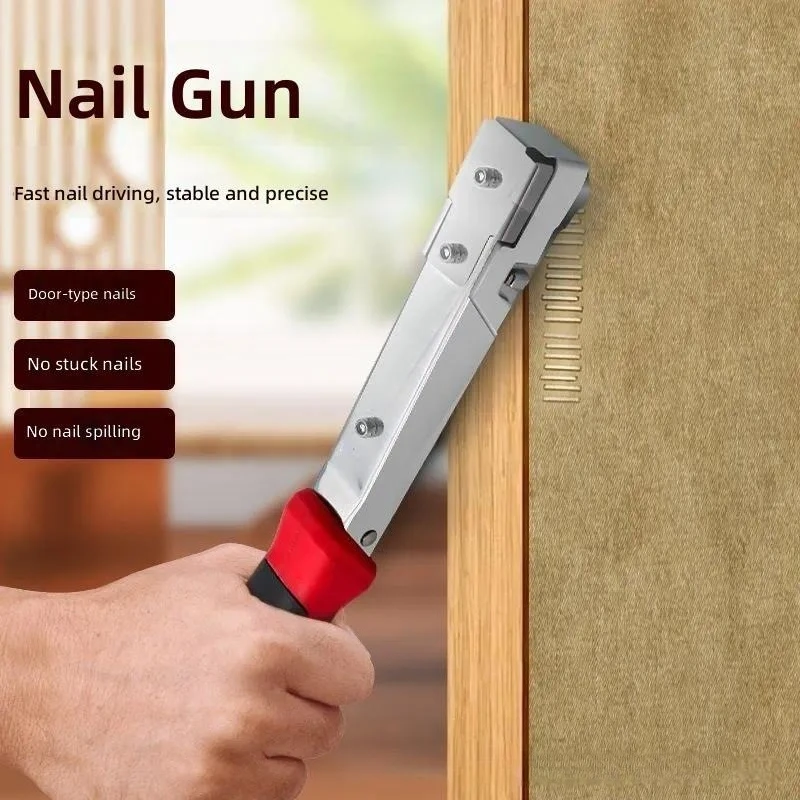 for Manual Code Nail Gun Hammer Tacker for Picture Frame Photo Frame Installation Door Nailing Woodworking Tool