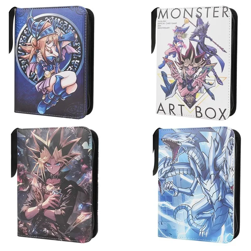 400 sztuk/900 sztuk Album na karty książka Anime Yu Gi Oh karta kolekcjonerska zamek karty do gry uchwyt na segregator zabawki dla dzieci świąteczne prezenty