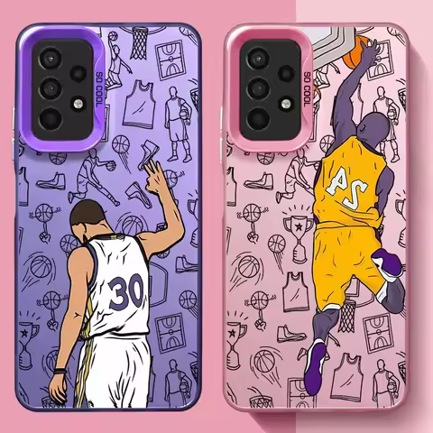 Basketball Shooting Sport Phone Case for Samsung Galaxy A22 A24 A31 A33 A52s A53 A54 A55 A32 A36 A56 A71 Cover