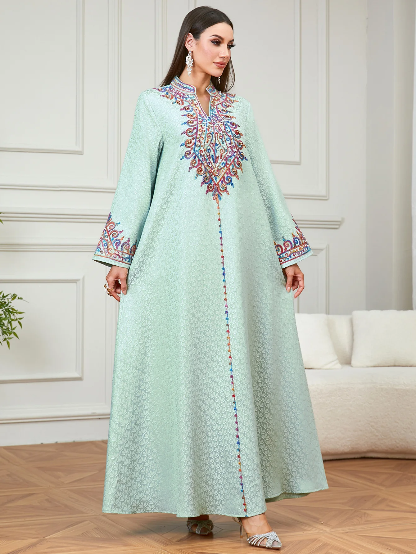 Morocco Abaya Ladies Ethnic Tu - Embroidery Kebaya review and price