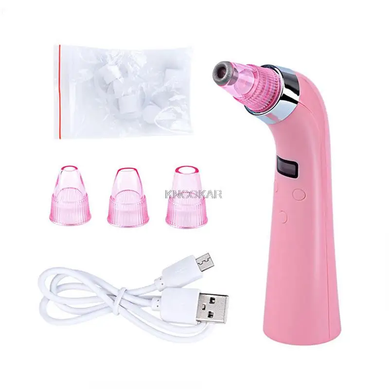 4 في 1 فراغ شفط مسام الوجه الأنف البثرة الأنظف الجلد الميت تقشير إزالة اللوازم الطبية أدوات التجميل العناية بالبشرة