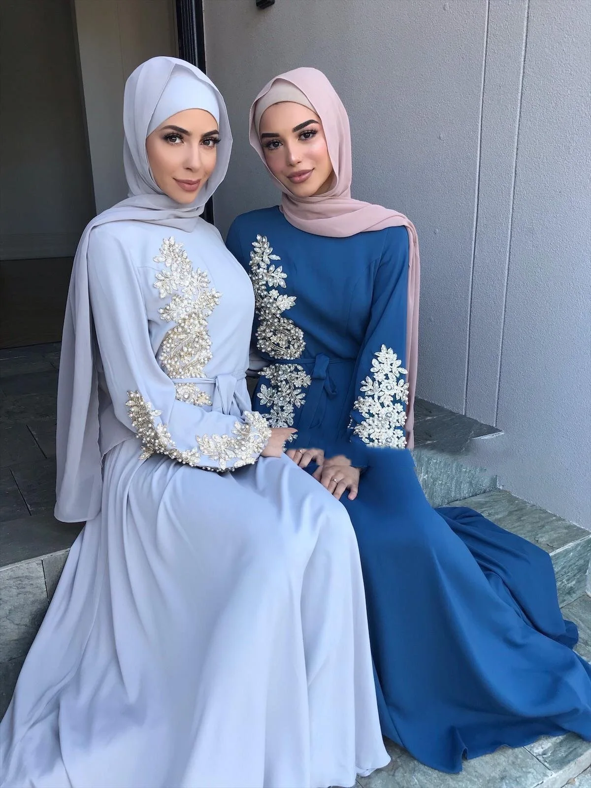 Ramadan kaftan dubai abaya turquia muçulmano mulheres hijab vestido islam caftan marocain vestidos eid mubarak robe femme abayas