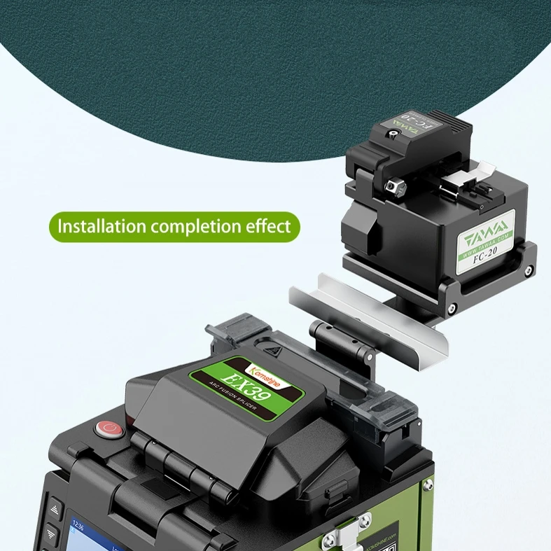 Imagem -02 - Komshine-fusion Splicer Titular Fiber Cutelo Portador Corte Ex39