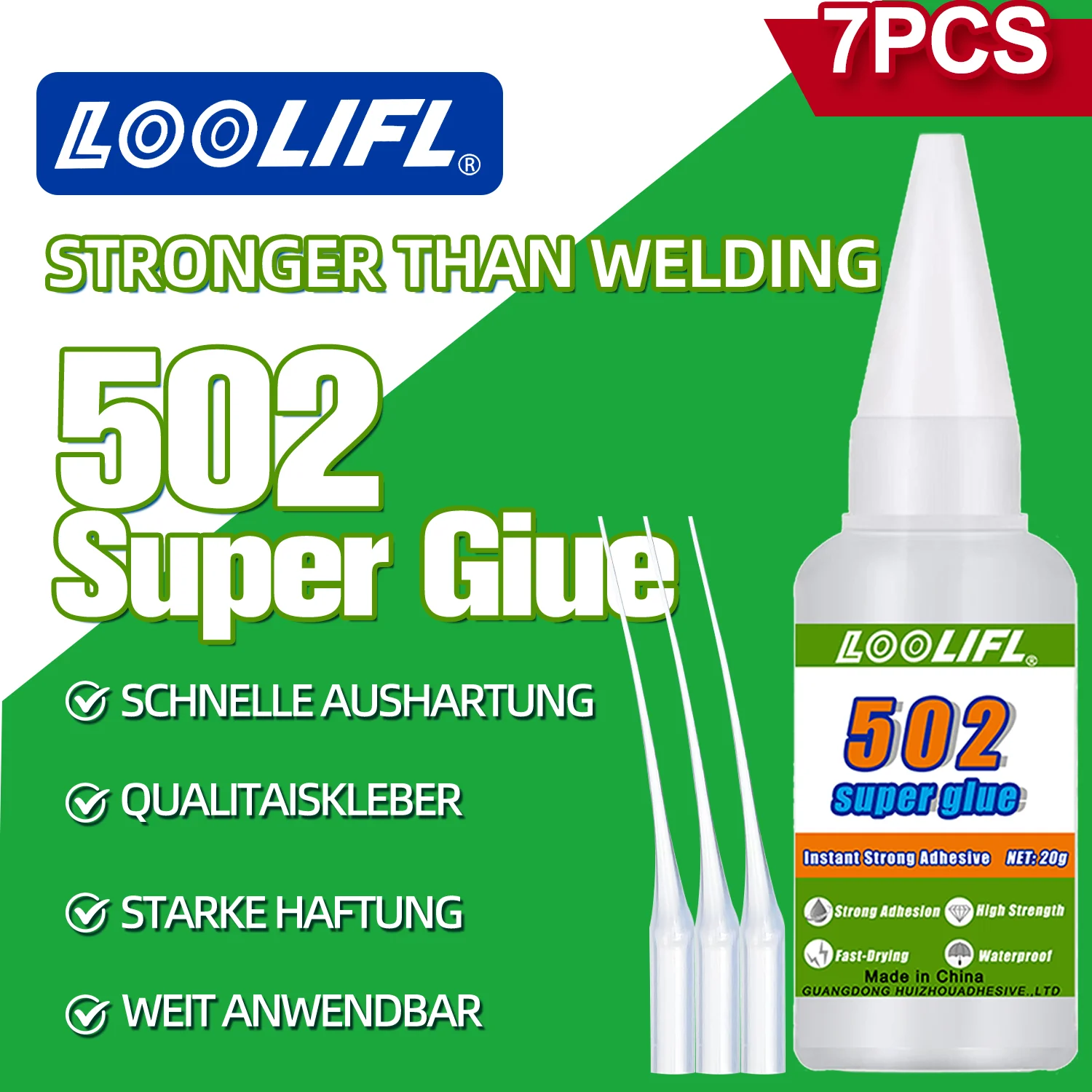 1-7Pcs 502 Super Adhesive Multi-Functional Adhesive, Used for Metal, Plastic, Daily Maintenance, Diy, and Small-Scale Process Repairs